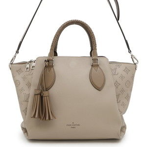Louis Vuitton Monogram Mahina Omea Handbag M55031, 2-way Shoulder Bag with Ta...